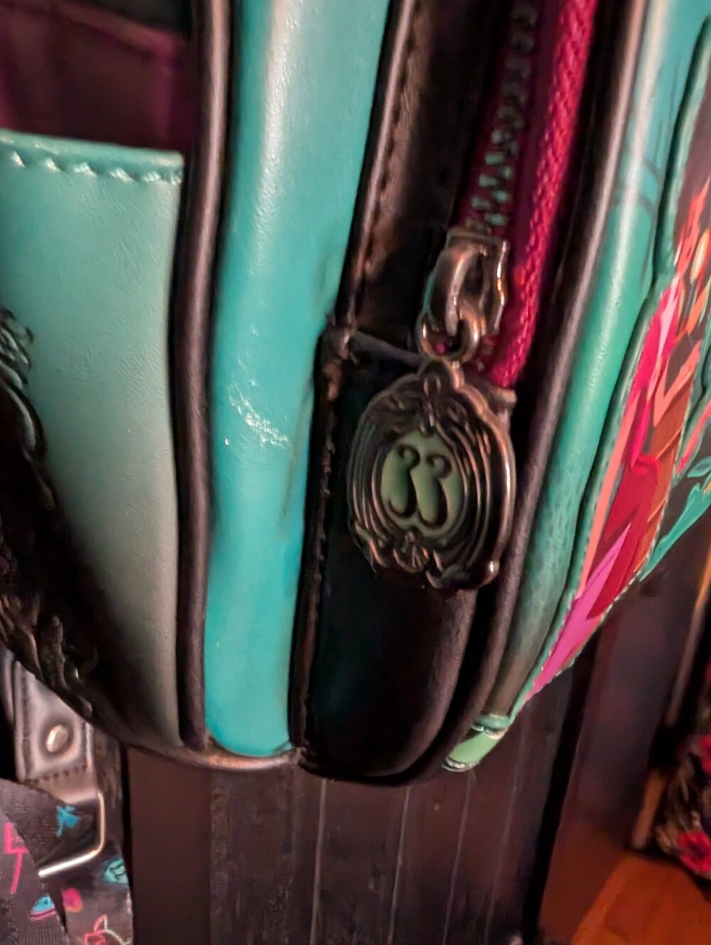 Loungefly DisneyParks Club 33 Haunted Mansion 55th Anniversary mini backpack - Picture 5 of 5